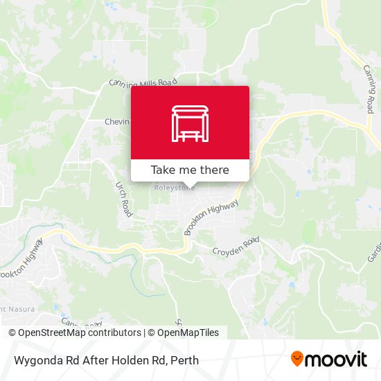 Wygonda Rd After Holden Rd map