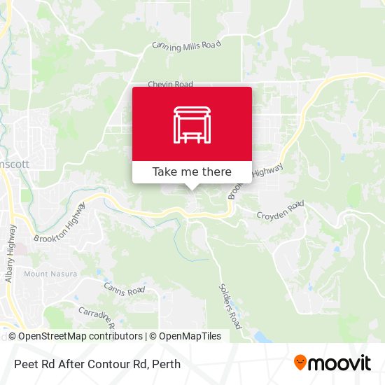 Peet Rd After Contour Rd map