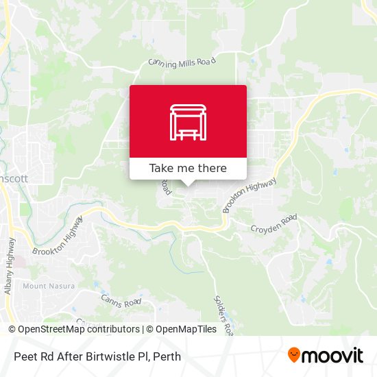 Peet Rd After Birtwistle Pl map