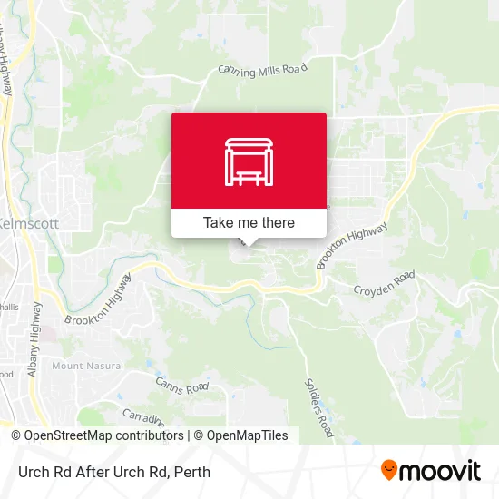 Mapa Urch Rd After Urch Rd