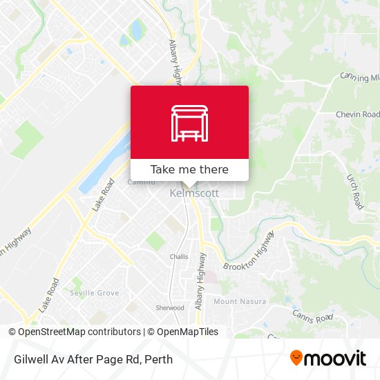 Gilwell Av After Page Rd map