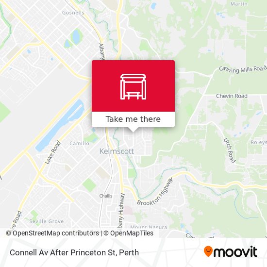 Connell Av After Princeton St map