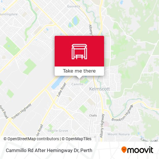 Cammillo Rd After Hemingway Dr map