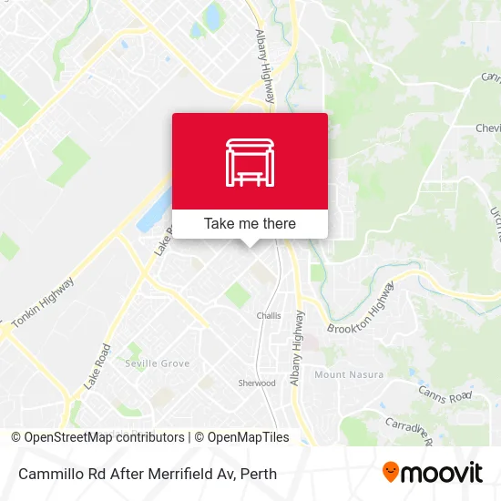 Mapa Cammillo Rd After Merrifield Av