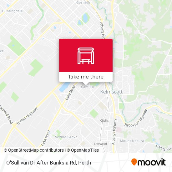 O'Sullivan Dr After Banksia Rd map