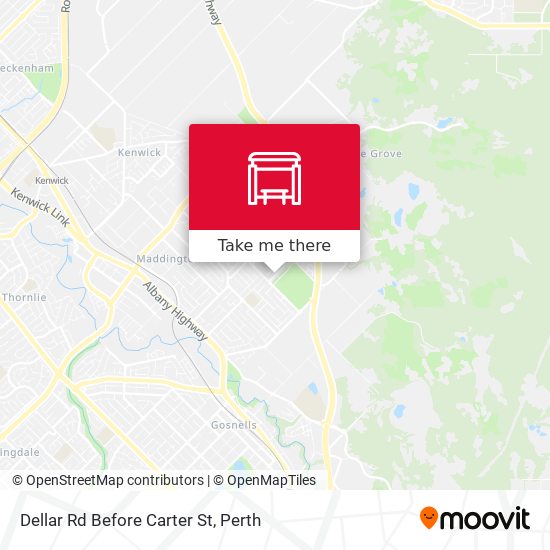 Dellar Rd Before Carter St map