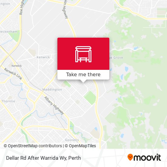 Dellar Rd After Warrida Wy map