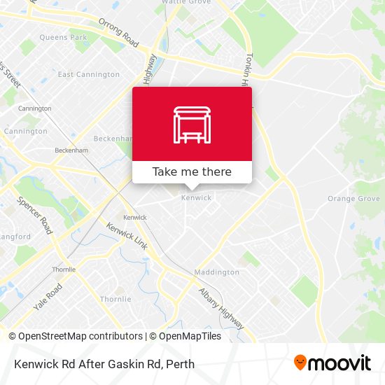Kenwick Rd After Gaskin Rd map