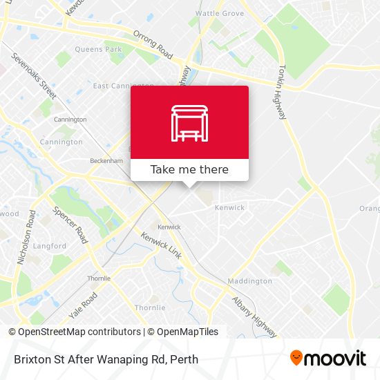 Brixton St After Wanaping Rd map