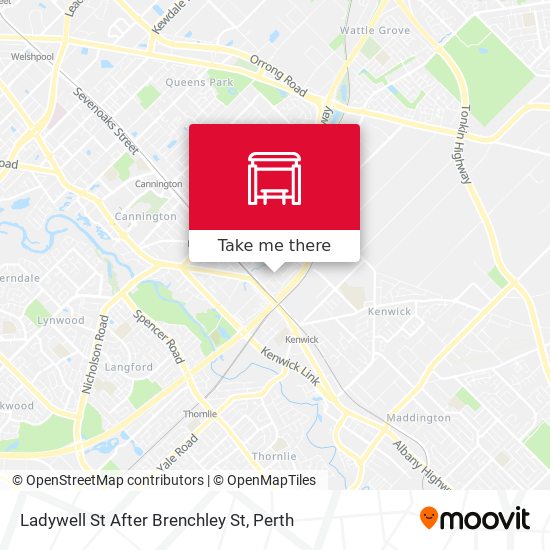 Ladywell St After Brenchley St map