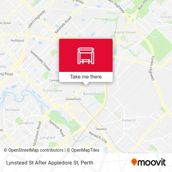 Mapa Lynstead St After Appledore St