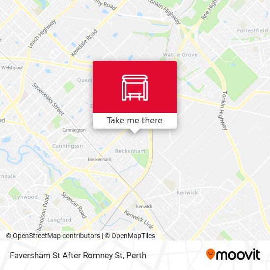 Faversham St After Romney St map