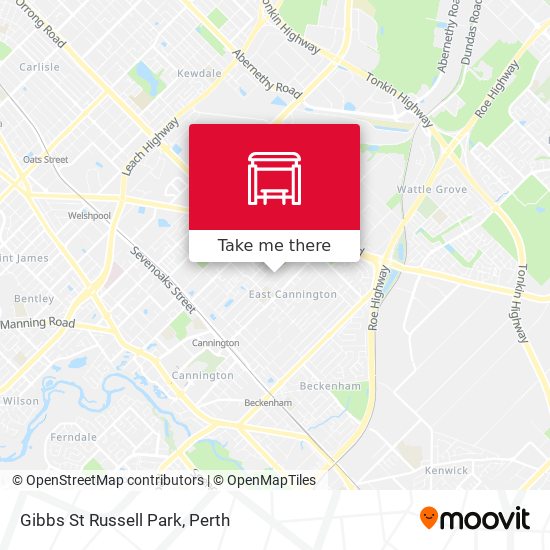 Gibbs St Russell Park map