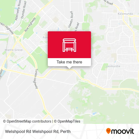 Mapa Welshpool Rd Welshpool Rd