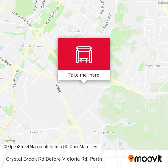 Mapa Crystal Brook Rd Before Victoria Rd