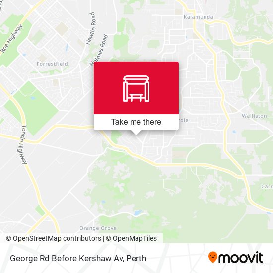 George Rd Before Kershaw Av map