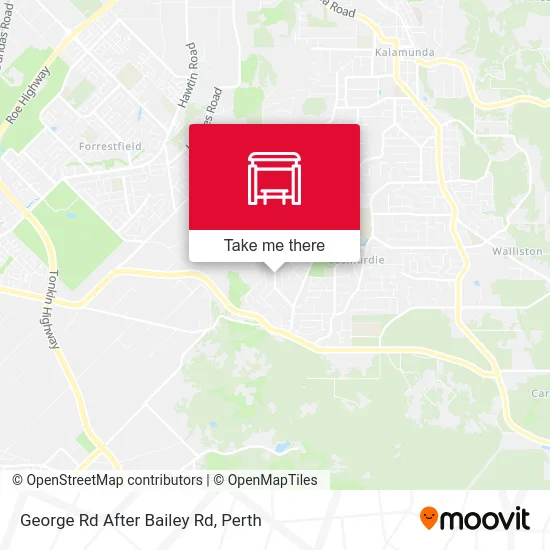 Mapa George Rd After Bailey Rd