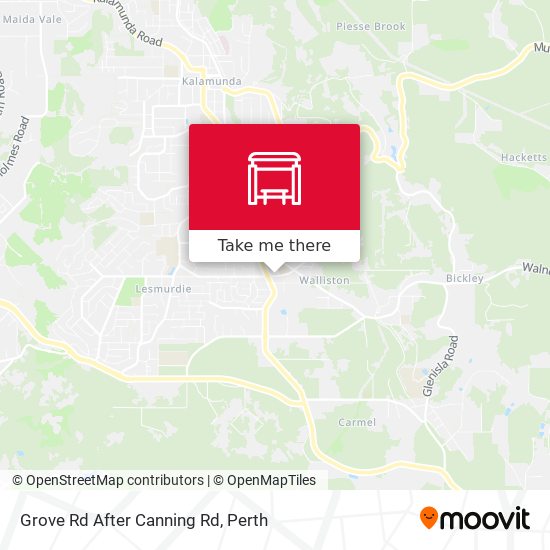 Grove Rd After Canning Rd map