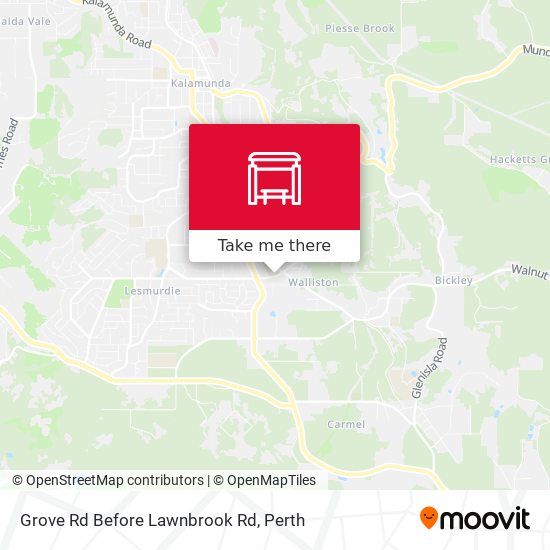 Grove Rd Before Lawnbrook Rd map