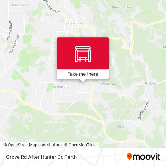 Grove Rd After Hunter Dr map