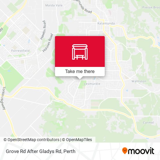 Grove Rd After Gladys Rd map
