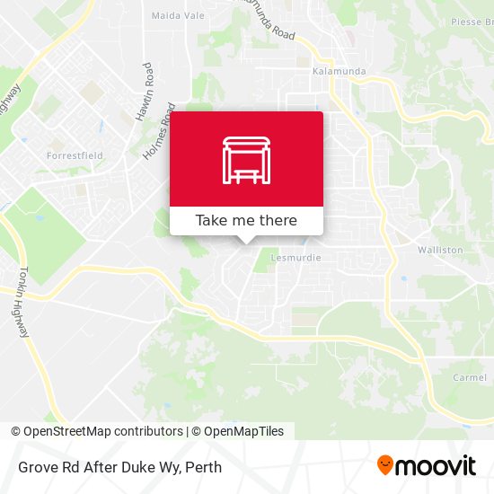 Grove Rd After Duke Wy map