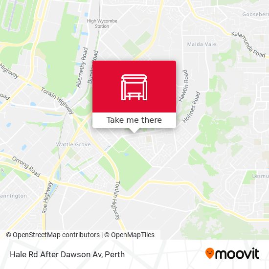 Hale Rd After Dawson Av map