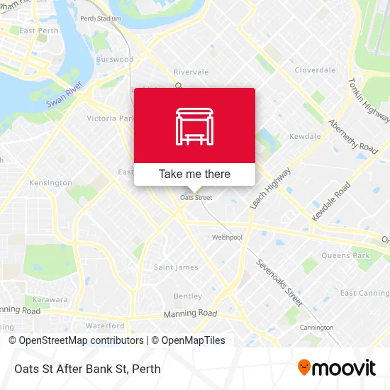 Mapa Oats St After Bank St