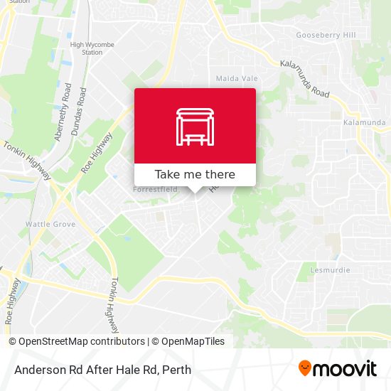 Anderson Rd After Hale Rd map