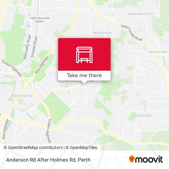 Anderson Rd After Holmes Rd map