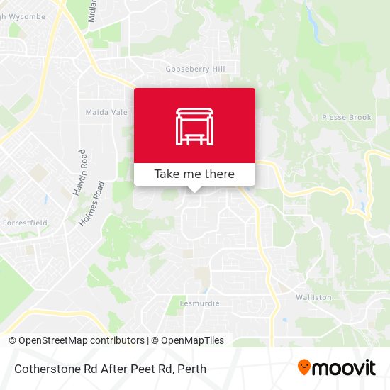 Cotherstone Rd After Peet Rd map