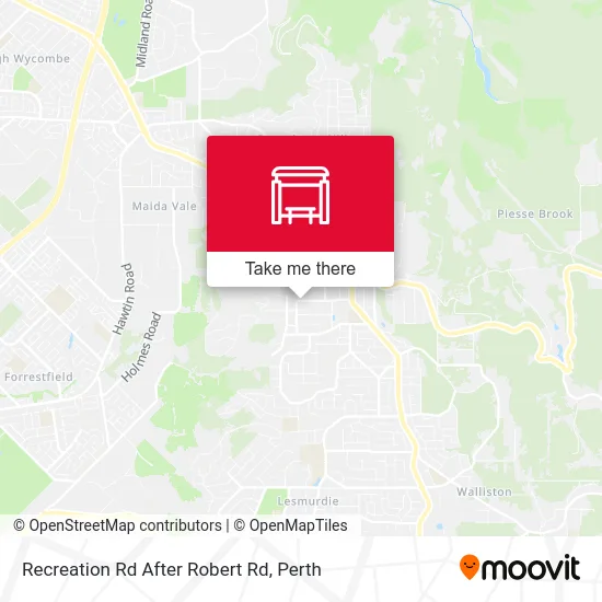 Mapa Recreation Rd After Robert Rd