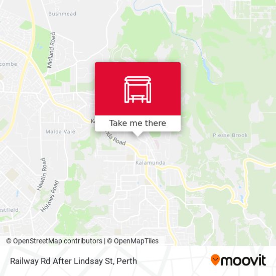 Railway Rd After Lindsay St map
