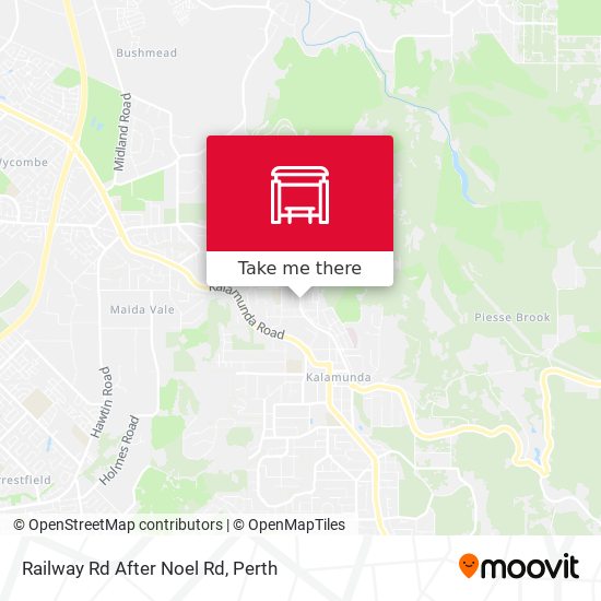 Railway Rd After Noel Rd map