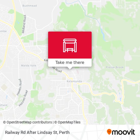 Railway Rd After Lindsay St map