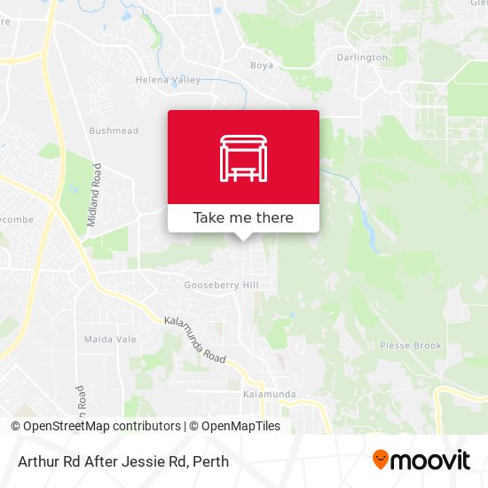 Arthur Rd After Jessie Rd map
