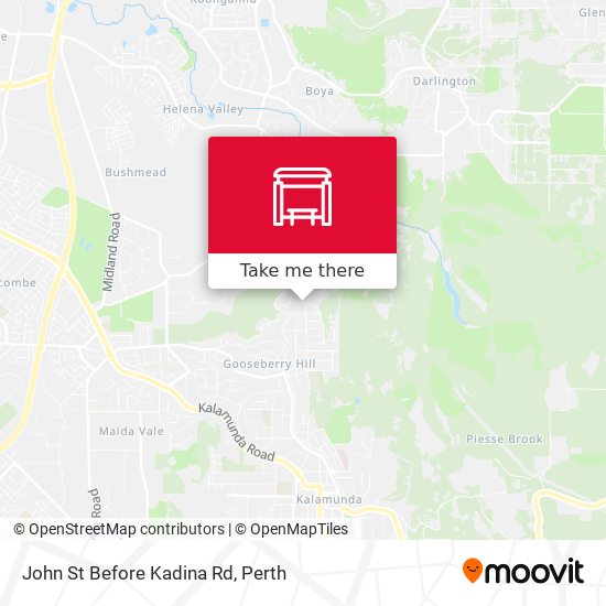 John St Before Kadina Rd map