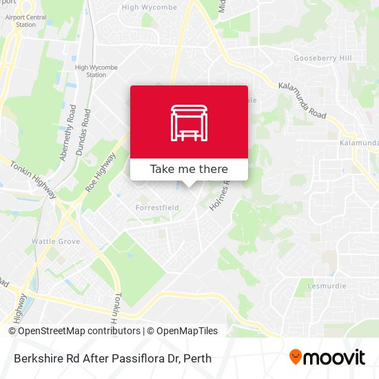 Berkshire Rd After Passiflora Dr map