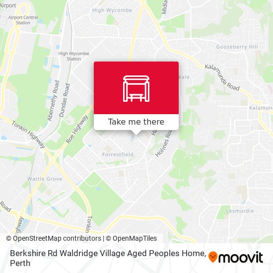 Berkshire Rd Waldridge Village Aged Peoples Home map