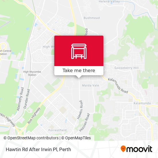 Hawtin Rd After Irwin Pl map