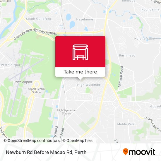 Newburn Rd Before Macao Rd map