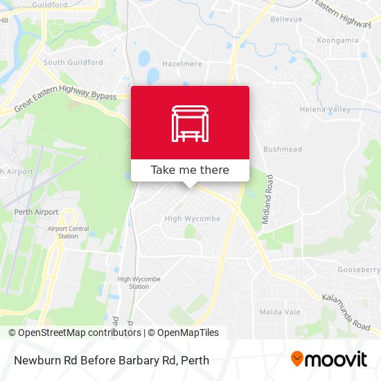 Newburn Rd Before Barbary Rd map