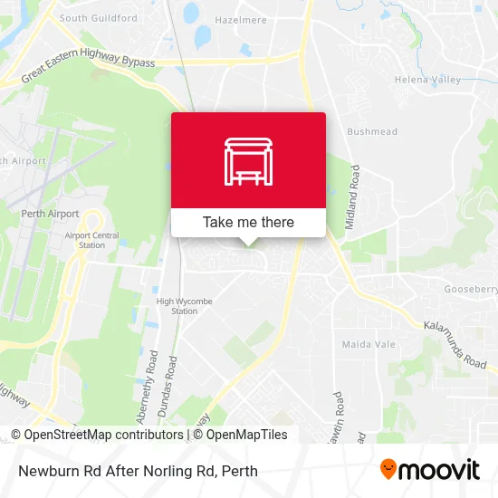 Mapa Newburn Rd After Norling Rd