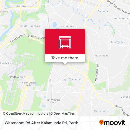 Wittenoom Rd After Kalamunda Rd map