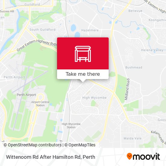 Wittenoom Rd After Hamilton Rd map