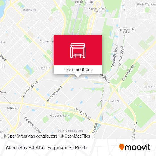 Mapa Abernethy Rd After Ferguson St