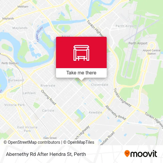 Abernethy Rd After Hendra St map