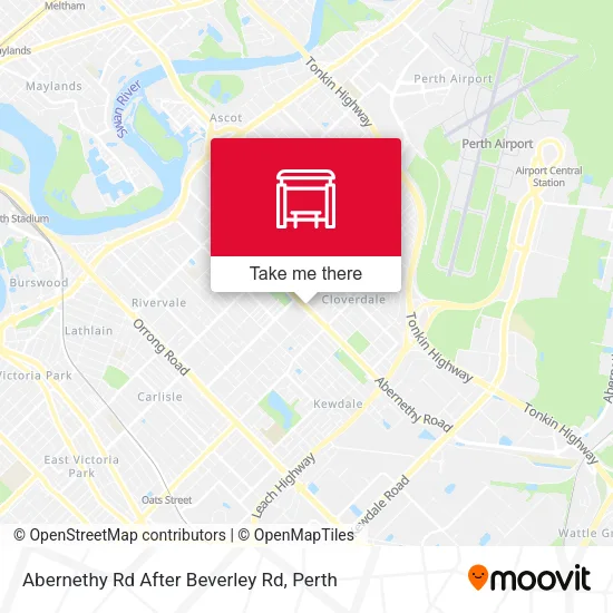 Abernethy Rd After Beverley Rd map