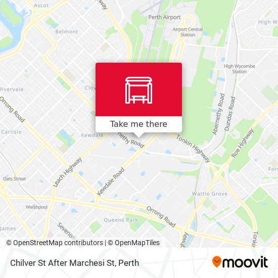 Chilver St After Marchesi St map