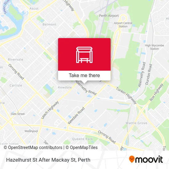 Mapa Hazelhurst St After Mackay St